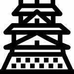 Architecture, building, castle, history, japan, landmark, osaka icon - Download on Iconfinder