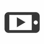 Cell phone, gsm, mobile phone, mobility, phone, play video, raw icon - Download on Iconfinder
