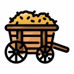 Carriage, transport, vehicle, horse drawn, vintage, traditional, transportation icon - Download on Iconfinder