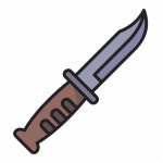 Knife, weapon, blade, equipment icon - Download on Iconfinder