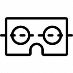 Align, headset, reality, virtual, virtual reality, vr icon - Download on Iconfinder