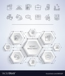Money investment presentation Royalty Free Vector Image Money investment presentation vector image on VectorStock