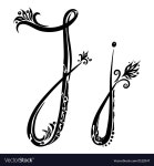 Letter J j Royalty Free Vector Image - VectorStock Letter J j vector image on VectorStock