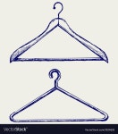 Clothes hangers Royalty Free Vector Image - VectorStock Clothes hangers vector image on VectorStock
