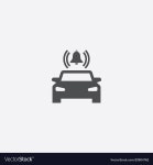 Car alarm icon Royalty Free Vector Image - VectorStock Car alarm icon vector image on VectorStock