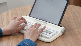 [누적 4.5억] 완벽한 성능의 충전식 레트로 키보드! 마우스도 준다고? by 주식회사 엑토