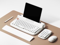 [누적 4.5억] 완벽한 성능의 충전식 레트로 키보드! 마우스도 준다고? by 주식회사 엑토