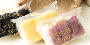 이천기정떡의 4가지 맛 혼합기정떡 세트(백미,치즈,초코,복숭아크렌베리)