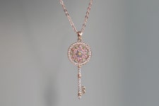 [평점5.0]행운의 문을 여는 열쇠,100년의 내공이 담긴 단청열쇠목걸이