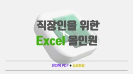 직장인을 위한 엑셀 올인원