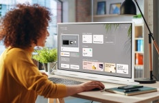 우리집 어디서든 모니터와 티비로 변신하는 마법같은 모니터, 룸앤스타일 by LG전자 ((주)혜지시스템)