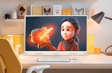 우리집 어디서든 모니터와 티비로 변신하는 마법같은 모니터, 룸앤스타일 by LG전자 ((주)혜지시스템)