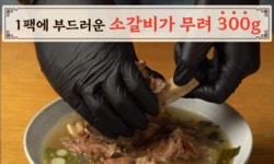 무려 1팩 1,000g! 소고기함량 30%! | 가성비 역대급 왕갈비탕 by (주)100년보다깊은