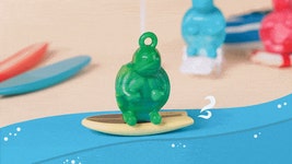 PET병 뚜껑을 녹여 만든 개성만점 캐릭터 <와우거북 키링 & 홀더>