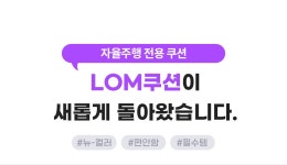 몸 앞에 놓는 자동차 쿠션ㅣ자율주행용 피로경감ㅣ거북목 방지, LOM쿠션