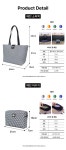 [역대급 구성] 활용도 끝판왕 2WAY 패턴 쇼퍼백 & 파우치 세트 by 주식회사 아이포웨이