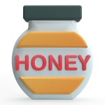 Honey Bottle 3D 아이콘들 - PNG, glTF 무료 다운로드
