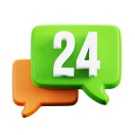 Support 24 3D Icons - Free Download in PNG, glTF