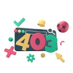 403 Forbidden Design Assets - Free Download in SVG, PNG, BLEND, GIF | IconScout