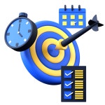비보코코리아 | Business Strategy Goal 3D Icons - Free Download in PNG, glTF