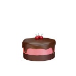 Premium Birthday Cake 3D Illustration download in PNG, OBJ or Blend format