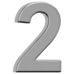 Number 2 Text Effect 3D Illustrations - Free Download in PNG, glTF