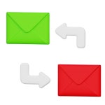 Email Support 3D Icons - Free Download in PNG, glTF