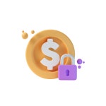 Premium Financial Security 3D Icon download in PNG, OBJ or Blend format