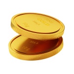 Gold Coins Kalash 3D Icons - Free Download in PNG, glTF