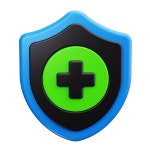 Health Insurance 3D Icons - Free Download in PNG, glTF