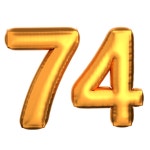Number 74 3D 일러스트레이션들 - 무료 다운로드 (PNG, BLEND, FBX, glTF) | IconScout