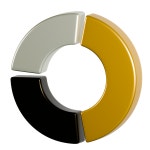 Crypto Currency Pie Graph 3D Illustrations - Free Download in PNG, glTF