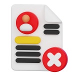 Rejected 3D Icons - Free Download in PNG, glTF