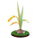 Premium Grain 3D Illustration download in PNG, OBJ or Blend format
