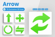 Arrow 3D Icon Pack - 15 Free Download Sign & Symbols 3D Icons | IconScout  Arrow 3D Icon Pack - 15 Free Download Sign & Symbols...