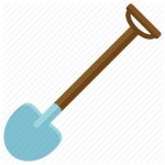 Agriculture, dig, farming, shovel, tool icon - Download on Iconfinder