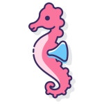 Seahorse, animal, sea icon - Download on Iconfinder
