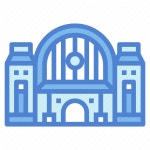 Buildings, bus, station, transport icon - Download on Iconfinder