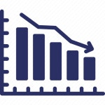 Business loss, cost, descending, loss, lower cost icon - Download on Iconfinder