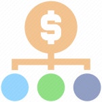 Business, connection, dollar, link, network, sharing icon - Download on Iconfinder