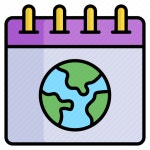 Earth, day, globe, world, planet, schedule, calendar icon - Download on Iconfinder
