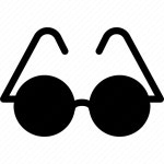 Glases, eyeglasses, face, spectacles, style icon - Download on Iconfinder