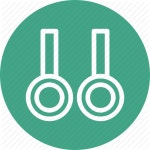 Flying rings, gymnastic, gymnastic rings, rings crossfit, steady rings, still rings icon, • exercise rings icon - Download on... 