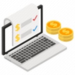 Business model, purchase list, shopping paper, shopping payment, subscription model, todo list, wishlist icon - Download on... 
