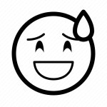 Emoticon, laugh, smiley, sweat, avatar, happy, mood icon - Download on Iconfinder
