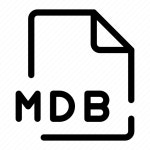 Mdb, file, format, document, extension icon - Download on Iconfinder