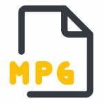 Mpg, file, format, document, extension icon - Download on Iconfinder