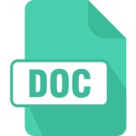             Doc, extension, file, files, microsoft, microsoft word document, word icon             Document File Types Green Vol... 