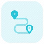 Route, hotel, marker, map, direction, location icon - Download on Iconfinder
