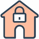 Avoid, house, lock, lockdown, secure icon - Download on Iconfinder